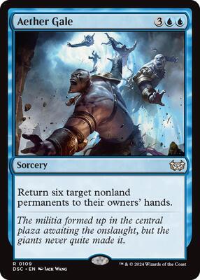 Aether Gale card from Commander: Duskmourn: House of Horror