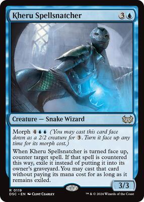 Kheru Spellsnatcher card from Commander: Duskmourn: House of Horror