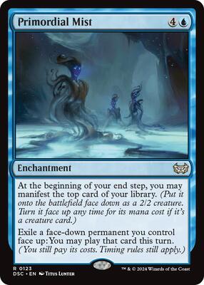 Primordial Mist card from Commander: Duskmourn: House of Horror