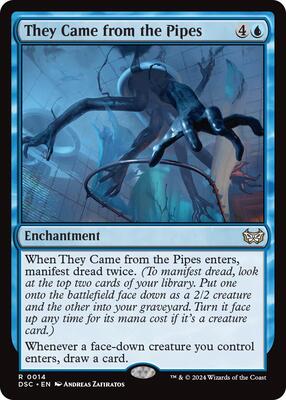 They Came from the Pipes card from Commander: Duskmourn: House of Horror