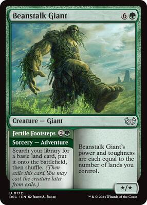 Beanstalk Giant card from Commander: Duskmourn: House of Horror