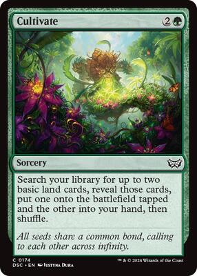 Cultivate card from Commander: Duskmourn: House of Horror