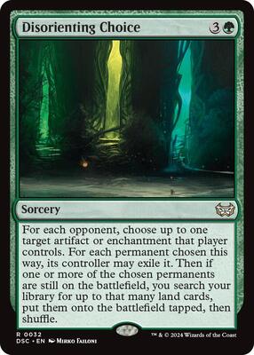 Disorienting Choice card from Commander: Duskmourn: House of Horror
