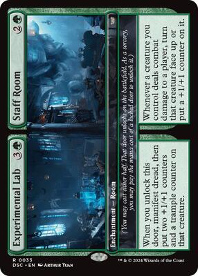 Experimental Lab // Staff Room card from Commander: Duskmourn: House of Horror