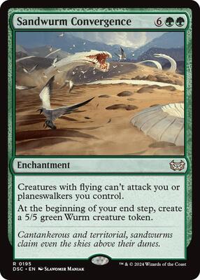 Sandwurm Convergence card from Commander: Duskmourn: House of Horror