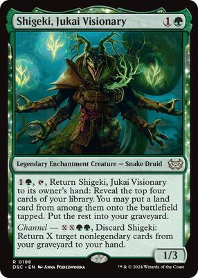 Shigeki, Jukai Visionary card from Commander: Duskmourn: House of Horror