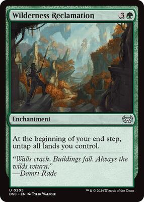 Wilderness Reclamation card from Commander: Duskmourn: House of Horror