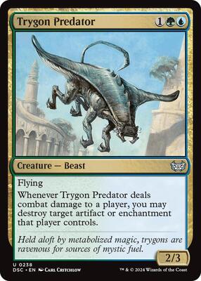 Trygon Predator card from Commander: Duskmourn: House of Horror