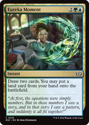 Eureka Moment card from Commander: Duskmourn: House of Horror