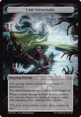 I Am Untouchable (Full Art) card from Archenemy: Duskmourn