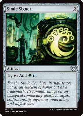 Simic Signet card from Commander: Duskmourn: House of Horror