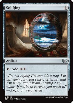 Sol Ring card from Commander: Duskmourn: House of Horror