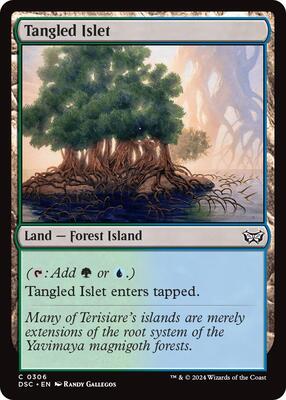 Tangled Islet card from Commander: Duskmourn: House of Horror