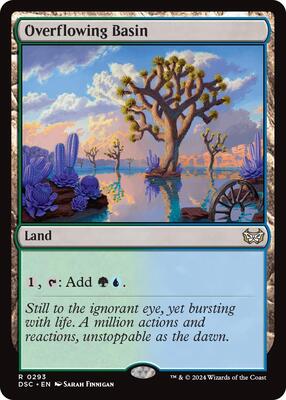 Overflowing Basin card from Commander: Duskmourn: House of Horror