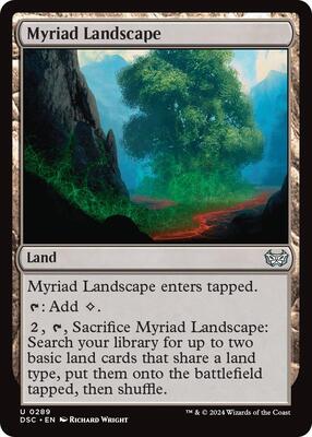 Myriad Landscape card from Commander: Duskmourn: House of Horror