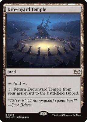 Drownyard Temple card from Commander: Duskmourn: House of Horror