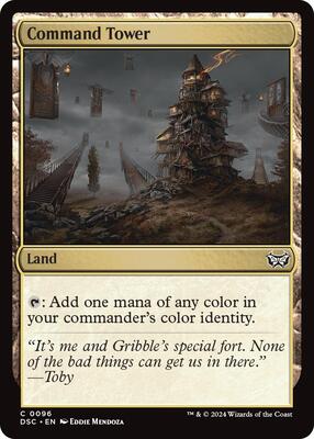Command Tower card from Commander: Duskmourn: House of Horror