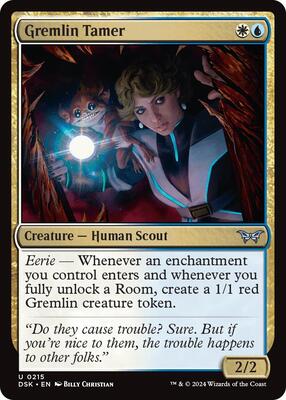 Gremlin Tamer card from Duskmourn: House of Horror