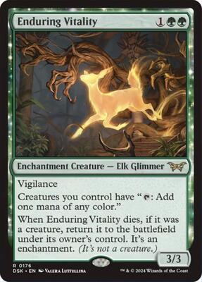 Enduring Vitality card from Duskmourn: House of Horror