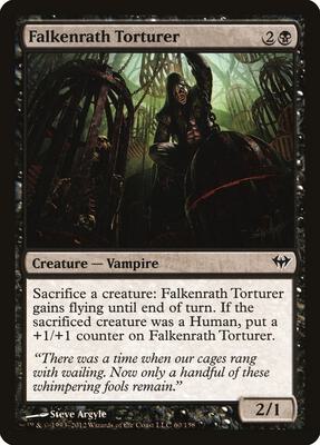 Falkenrath Torturer card from Dark Ascension