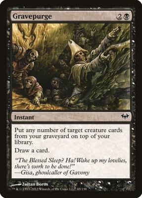 Gravepurge card from Dark Ascension