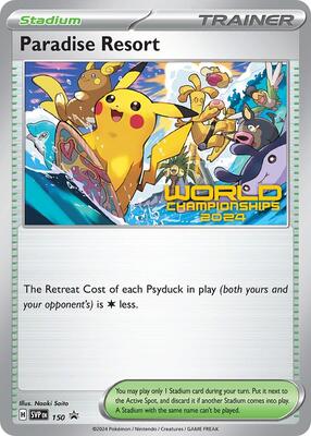 Paradise Resort - 150 (World Championships 2024) card from SV: Scarlet & Violet Promo Cards