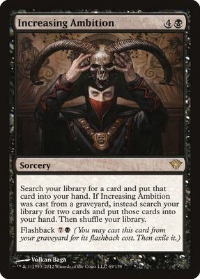 Increasing Ambition card from Dark Ascension