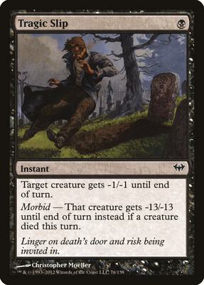 Tragic Slip card from Dark Ascension