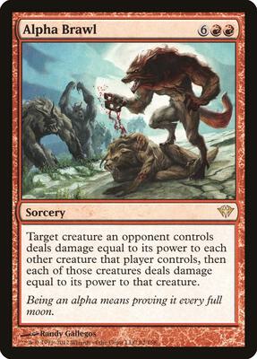 Alpha Brawl card from Dark Ascension