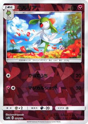 Kirlia - 091/150 (Mirror Holofoil) card from SM8b: GX Ultra Shiny