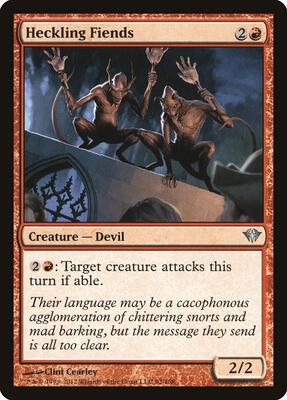 Heckling Fiends card from Dark Ascension