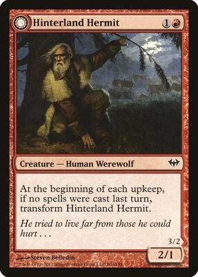 Hinterland Hermit card from Dark Ascension