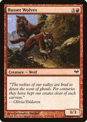 Russet Wolves card from Dark Ascension