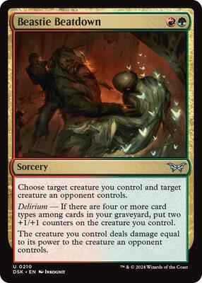 Beastie Beatdown card from Duskmourn: House of Horror