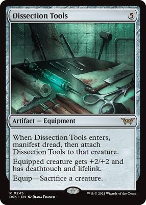 Dissection Tools card from Duskmourn: House of Horror