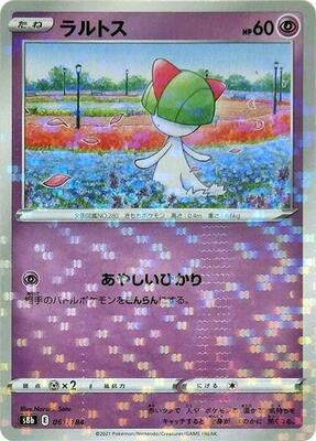 Ralts (Mirror Holofoil) card from S8b: VMAX Climax