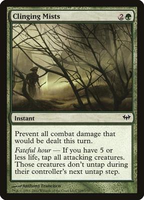 Clinging Mists card from Dark Ascension