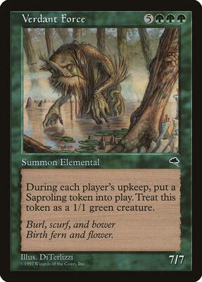 Verdant Force card from Tempest