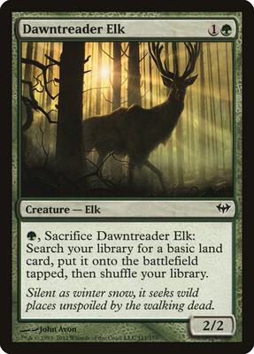 Dawntreader Elk card from Dark Ascension