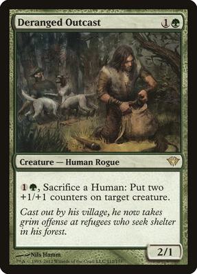 Deranged Outcast card from Dark Ascension