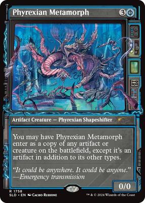 Phyrexian Metamorph card from Secret Lair Drop Series