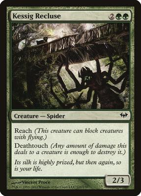Kessig Recluse card from Dark Ascension