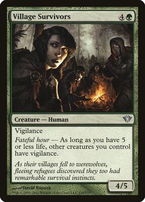 Village Survivors card from Dark Ascension