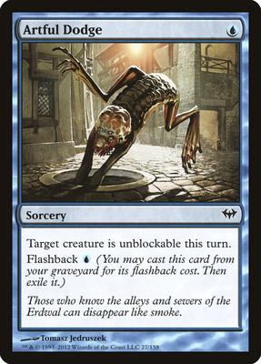 Artful Dodge card from Dark Ascension