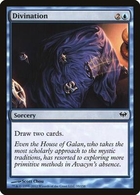 Divination card from Dark Ascension