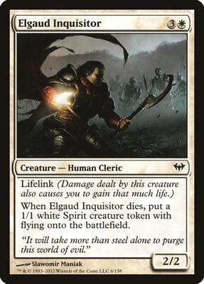 Elgaud Inquisitor card from Dark Ascension