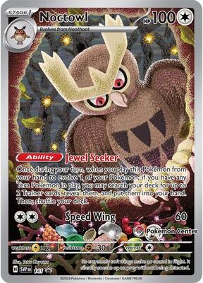 Noctowl - 141 (Pokemon Center Exclusive) card from SV: Scarlet & Violet Promo Cards