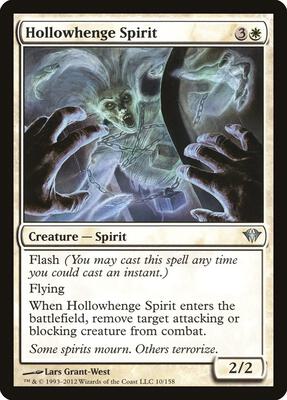 Hollowhenge Spirit card from Dark Ascension