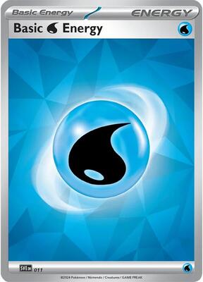 Basic Water Energy - 011 card from SVE: Scarlet & Violet Energies