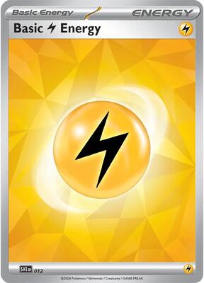 Basic Lightning Energy - 012 card from SVE: Scarlet & Violet Energies